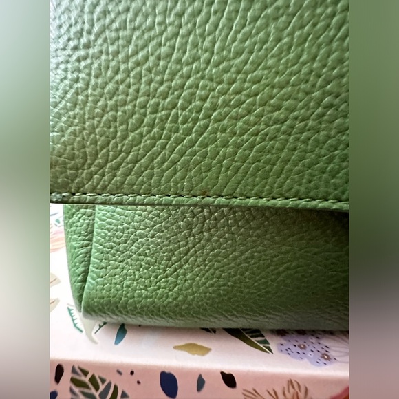 Authentic Versace Collection Convertible Green Leather Bag with Gold Hardware - Picture 15 of 16